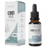 een flesje cbd olie naast een doosje cbd olie. miniatuur