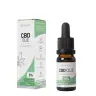 een flesje cbd olie naast een doosje cbd olie. miniatuur