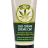 een tube cbd-crème op een witte achtergrond. miniatuur
