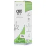 een doos cbd-olie op een tafel. miniatuur