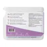 Op een verpakking Renova CBD-capsules 40% (65mg) staan doseringsinstructies, ingrediënten en contactgegevens van het bedrijf in het Nederlands, met een QR-code en certificeringssymbolen. miniatuur