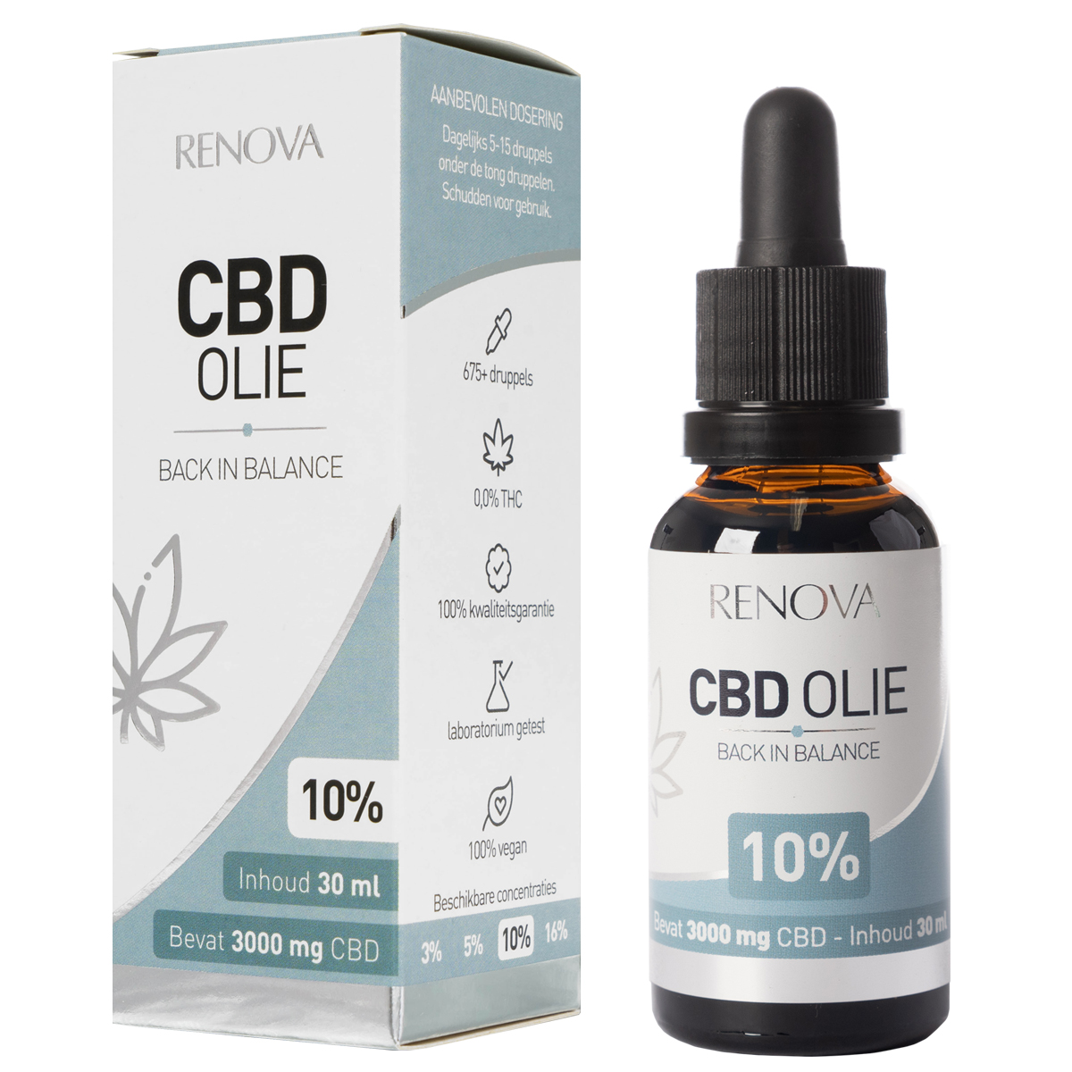 CBD olie 10% van Renova (30 ml)