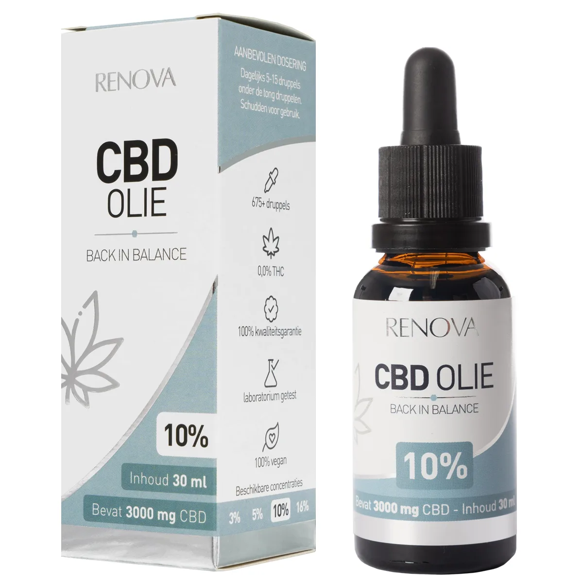 CBD olie 10% van Renova (30 ml)