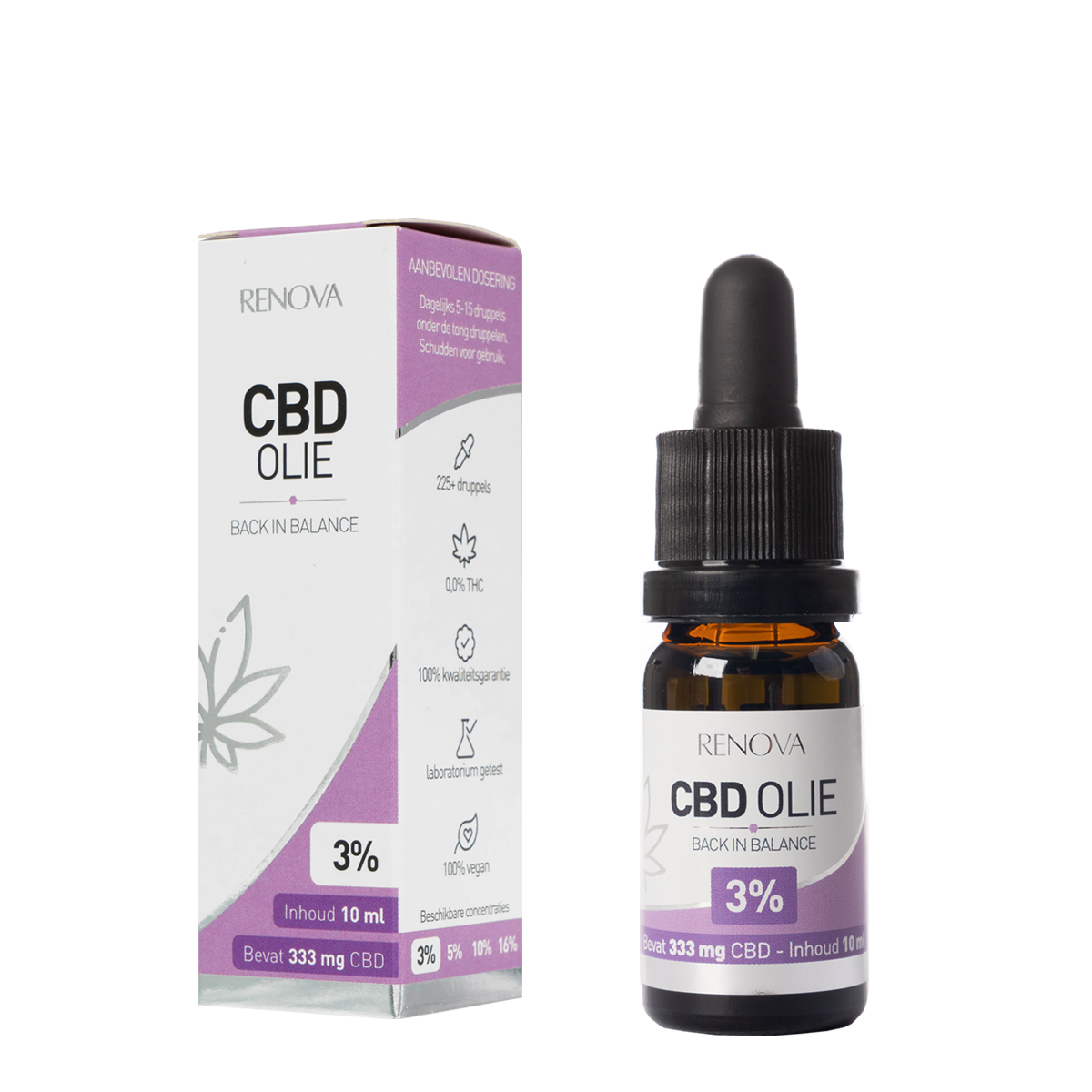 CBD olie 3% van Renova (10ml)
