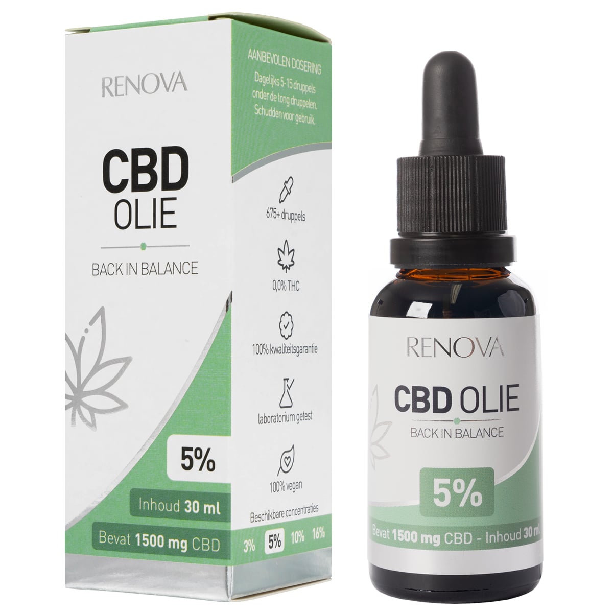 CBD olie 5% van Renova (30 ml)