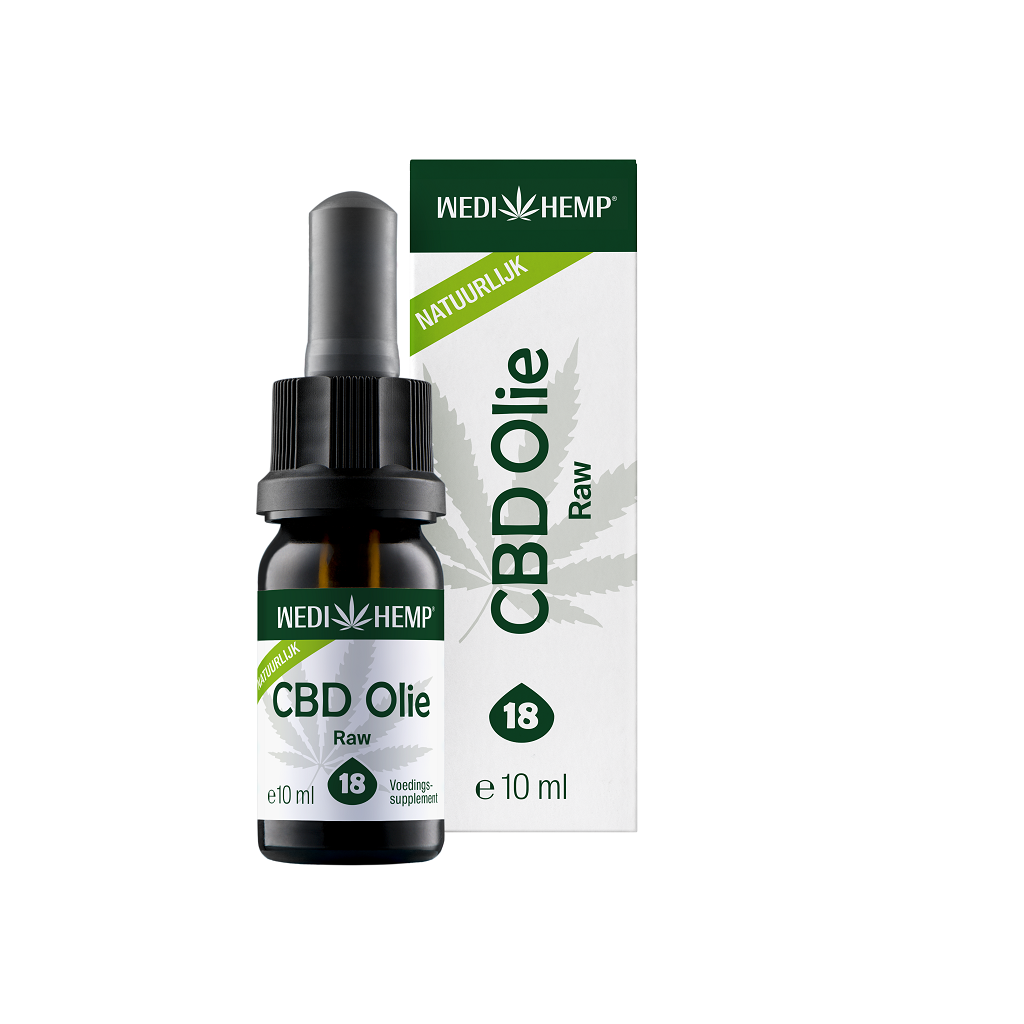 CBD Olie 18% van Wedihemp (10ml) – Naturel smaak