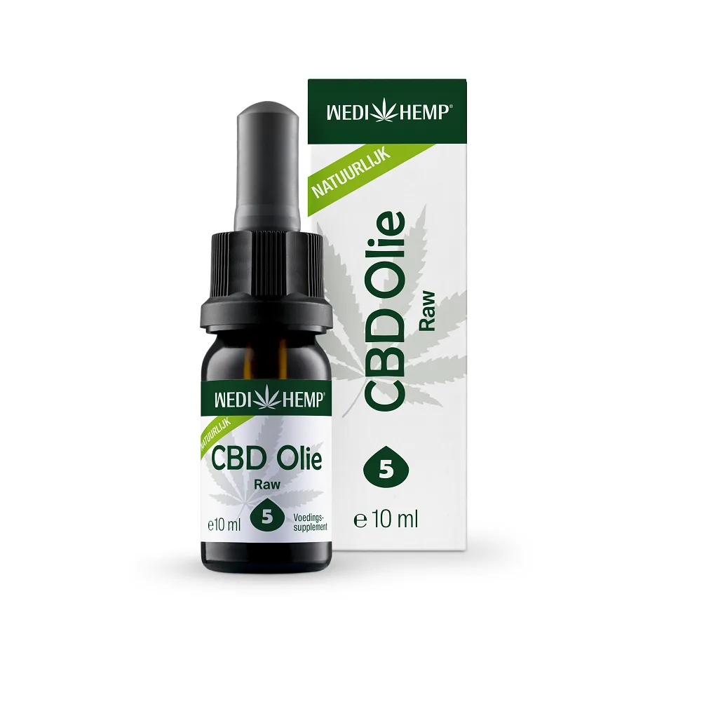 CBD Olie 5% van Wedihemp (10ml) – Naturel smaak