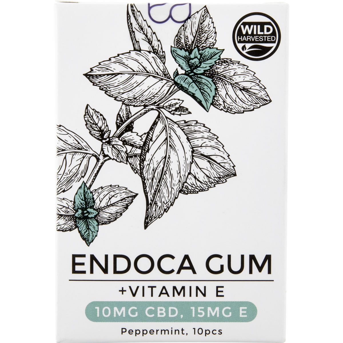 CBD Kauwgom van Endoca (10 stuks) – Pepermunt smaak