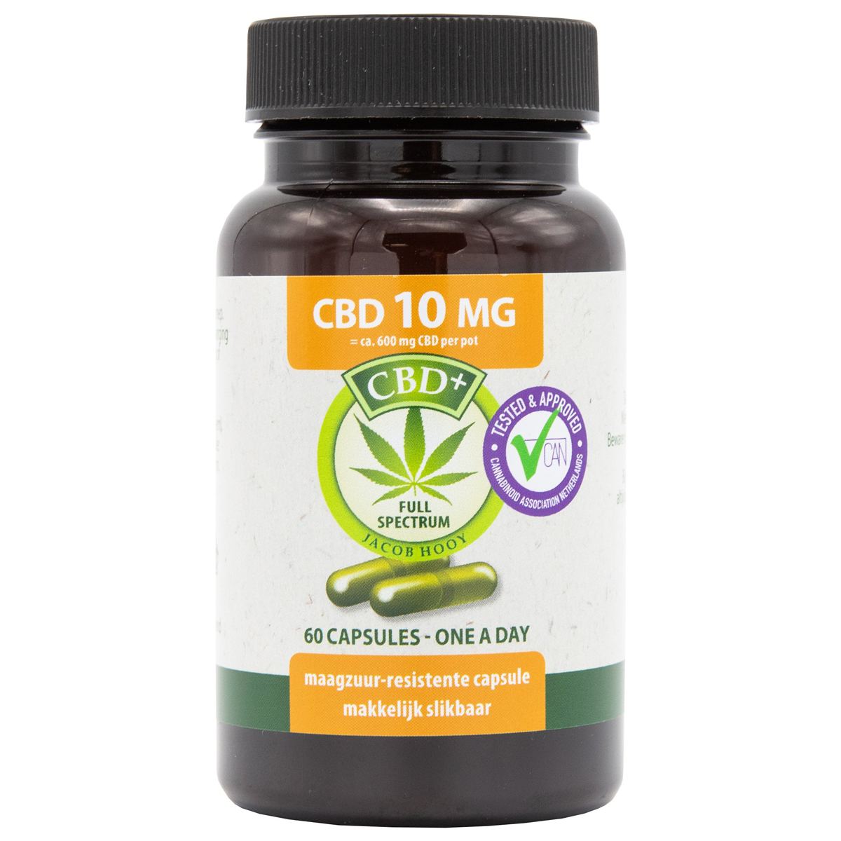 CBD Capsules van Jacob Hooy (60 stuks – 10mg)