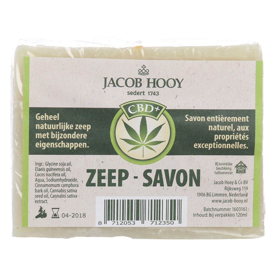 Jacob Hooy CBD zeep