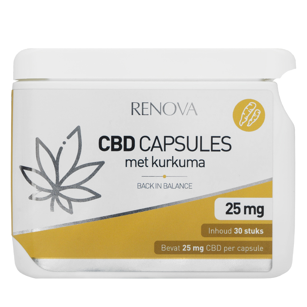 Renova Kurkuma CBD-capsules 15% (25 mg)
