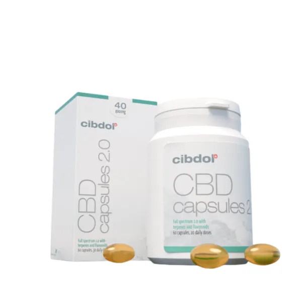 Cibdol 2.0 – 40% CBD capsules (66mg – 60 stuks)