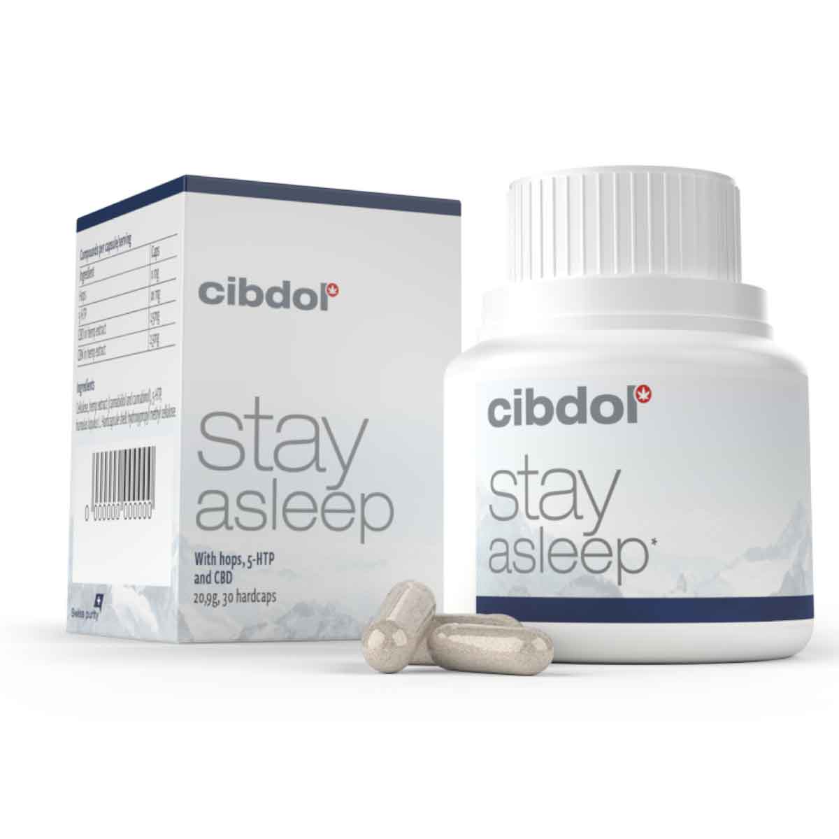 Cibdol – CBD en CBN Stay Asleep Capsules (30 stuks)