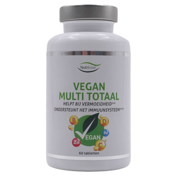 Een fles Multi Totaal van Nutrivian (60 stuks).
