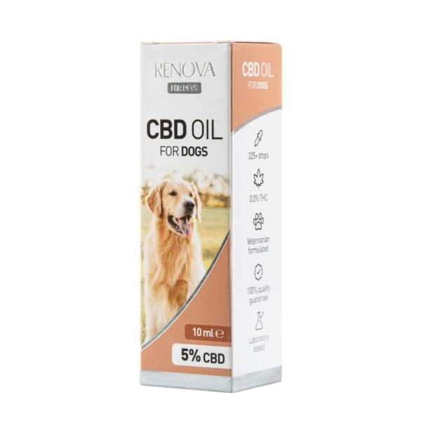 Renova - CBD olie 5% voor honden (10ml) - Afbeelding 3