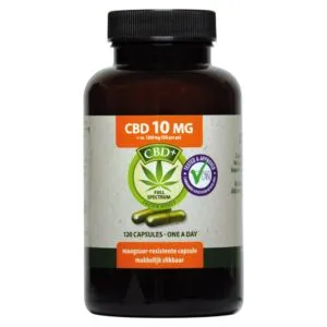 een flesje cbd 10 mg.